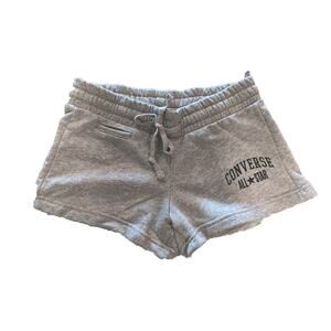 Converse Womens Sz X-Small Gray Athletic Comfort Shorts